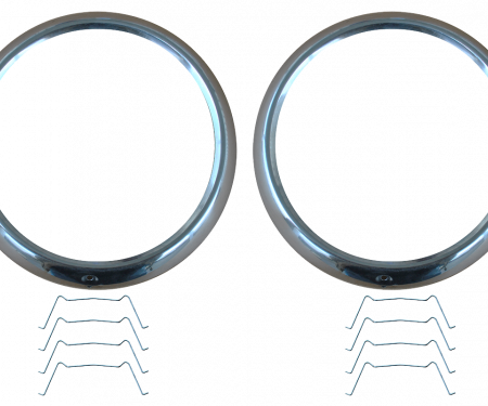 Key Parts '47-'55 Head Light Bezel Set 0846-055