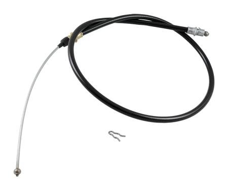 Dennis Carpenter Emergency Brake Cable - Front - 52 1/8 inch - 1966-76 Ford Bronco C6TZ-2853-FX