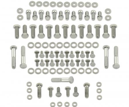 Mr. Gasket Deluxe Engine Bolt Kit, Chrome 5001