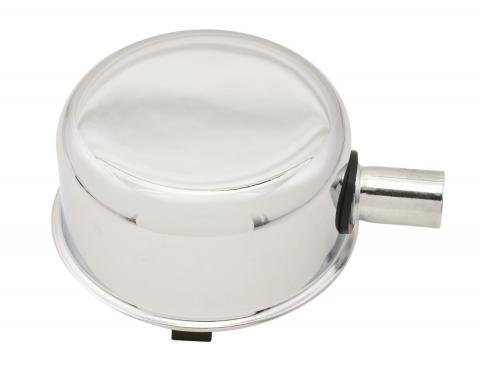 Mr. Gasket Oil Filler Cap with PCV Tube, Chrome 2063