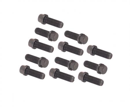 Mr. Gasket Header Bolts -3/8-16 X 1 Inch Hex Head, Black Oxide 917