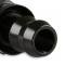 Mr. Gasket -12 an Straight Push-on Hose Ends, Black 200112-BL