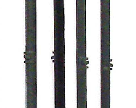 Precision Beltline Molding Kit, Black, Inner/Outer, Left and Right Hand, 4 Piece Kit WFK 1110 67 A