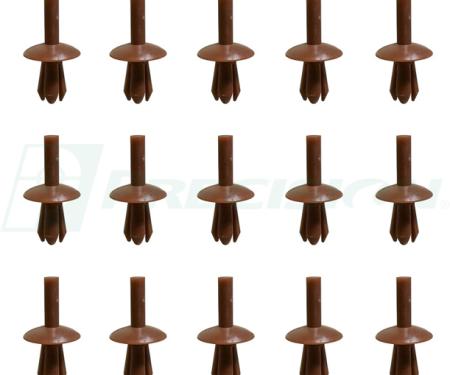 Precision Push-In Fastener 6105 002/25 BRN