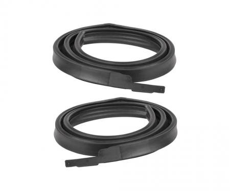 Precision 1966-1967 Chevrolet Chevy II Roof Rail Weatherstrip Seal, Left and Right Hand, Pair RWP 1410 66