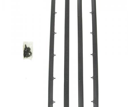 Precision 1975-1979 Chevrolet Nova Beltline Molding Kit, Left and Right Hand, 4 Piece Kit, Fits 2 Door Sedans Only WFK 1212 76
