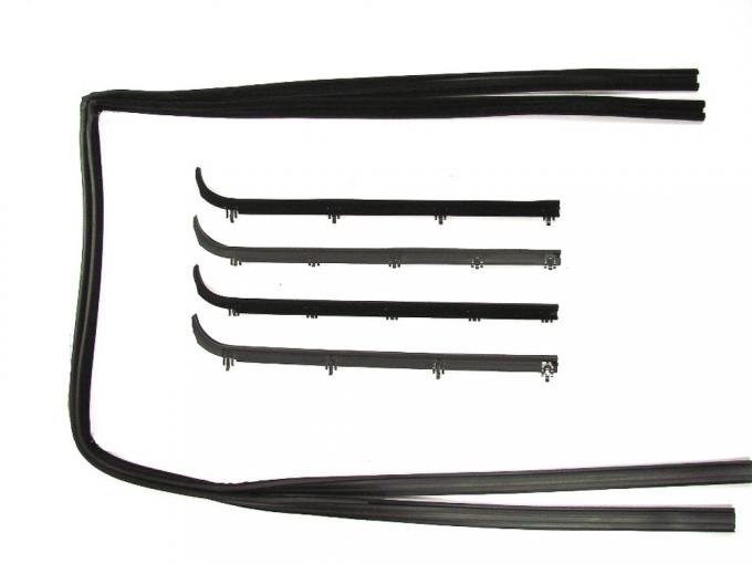 Precision Beltline Molding and Glass Run Channel Kit, Left and Right Hand, 6 Piece Kit WFK 2111 87