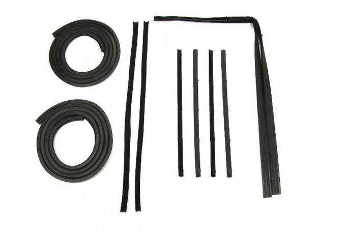 Precision Door Weatherstrip Seal Kit, Glassruns, Beltlines and Door Seals. Left and Right, 10 Piece Kit DK 3110 78