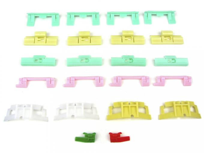 Precision 1994-1997 Honda Accord Fits 4 door sedan models - Molding Clip Kit, Windshield, 22 Piece Set PCK-753-94