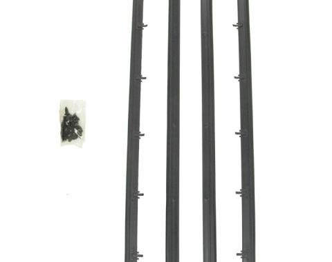 Precision 1975-1979 Chevrolet Nova Beltline Molding Kit, Left and Right Hand, 4 Piece Kit, Fits 2 Door Sedans Only WFK 1212 76