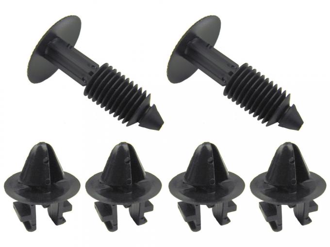 Precision Cowl Fastener Clip Kit, 6 Piece Set CFK-1747-09