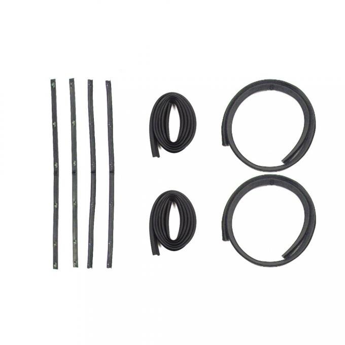 Precision Beltline Molding and Glass Run Channel Kit, Left and Right Hand, 8 Piece Kit WFK 3111 61