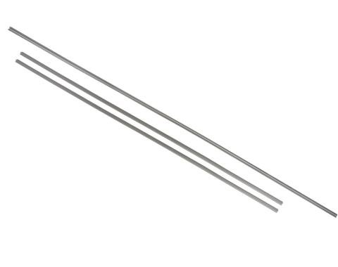 Precision 1967 Plymouth Barracuda 2 Dr Hardtop Models - Glass Weatherstrip Chrome Lockstrip WLS DB3861-67