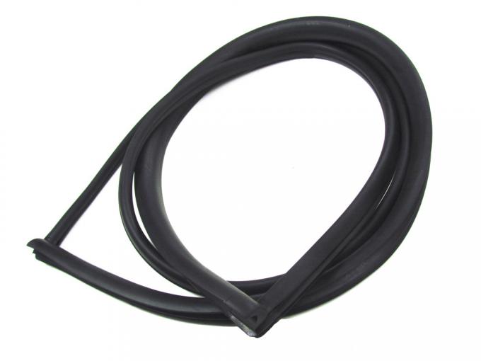 Precision 4Dr Sedan Models - Rear Window Weatherstrip Seal, Works With Chrome Trim That Inserts into Body Clips WCR DB3529