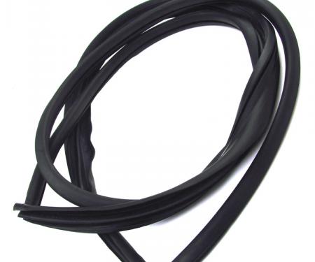 Precision 2Dr Hardtop Models - Rear Window Weatherstrip Seal, Works With Chrome Trim That Inserts into Body Clips WCR DB3129