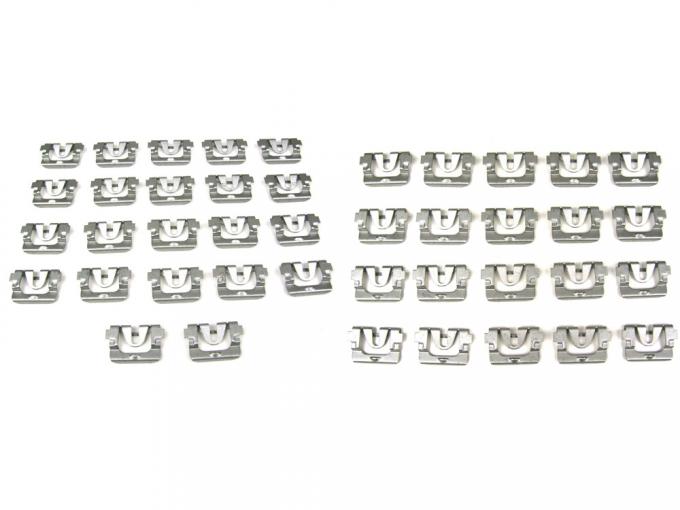 Precision 1968-1972 Chevrolet El Camino Fits 2 door hardtop models - Molding Clip Kit, Windshield and Rear Window Kits MCK-1211-68