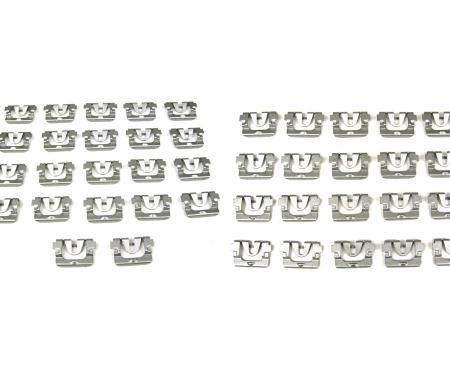 Precision 1968-1972 Chevrolet El Camino Fits 2 door hardtop models - Molding Clip Kit, Windshield and Rear Window Kits MCK-1211-68