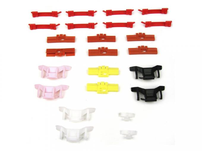 Precision 1993-1997 Honda Civic del Sol Molding Clip Kit, Windshield, 24 Piece Set PCK-731-93