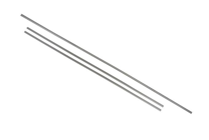 Precision 1967 Plymouth Barracuda 2 Dr Hardtop Models - Glass Weatherstrip Chrome Lockstrip WLS DB3861-67