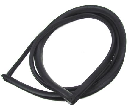 Precision 4Dr Sedan Models - Rear Window Weatherstrip Seal, Works With Chrome Trim That Inserts into Body Clips WCR DB3529