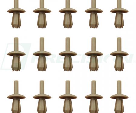 Precision Push-In Fastener 6105 002/25 TAN
