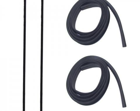 Precision 1962-1967 Chevrolet Chevy II Glass Run Channel Kit, Left and Right Hand, 4 Piece Kit GRK 1300 62