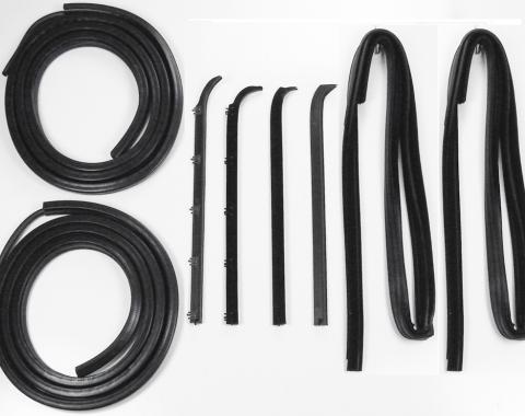 Precision Door Weatherstrip Seal Kit, Glassruns, Beltlines and Door Seals. Left and Right, 8 Piece Kit DK 2110 80