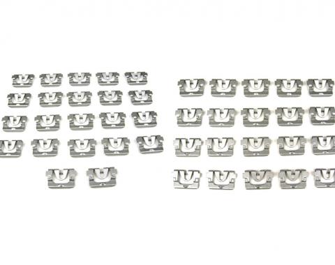 Precision 1968-1972 Chevrolet El Camino Fits 2 door hardtop models - Molding Clip Kit, Windshield and Rear Window Kits MCK-1211-68