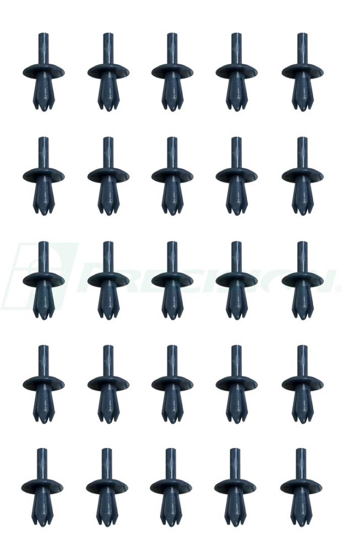 Precision Push-In Fastener 6105 002/25 BLU