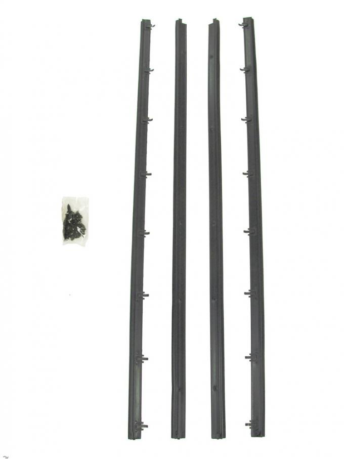 Precision 1975-1979 Chevrolet Nova Beltline Molding Kit, Left and Right Hand, 4 Piece Kit, Fits 2 Door Sedans Only WFK 1212 76