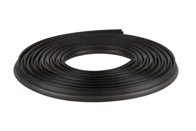 Precision Universal Bulb Seal with rubber covered wire core push-on u-channel UWS 128 R-250