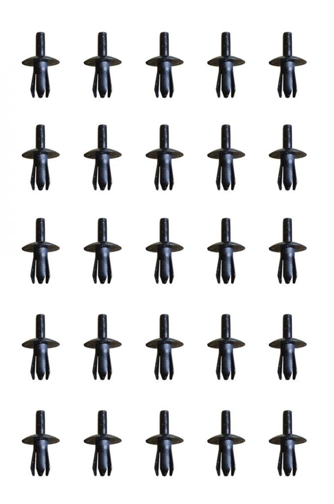 Precision Push-In Fastener 6105 002/25 BLK