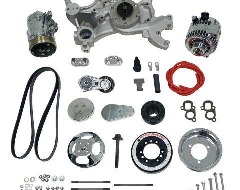 Vintage Air Front Runner™ Drive System GM LT1 Dry-Sump Polished/Chrome without Power Steering 175046
