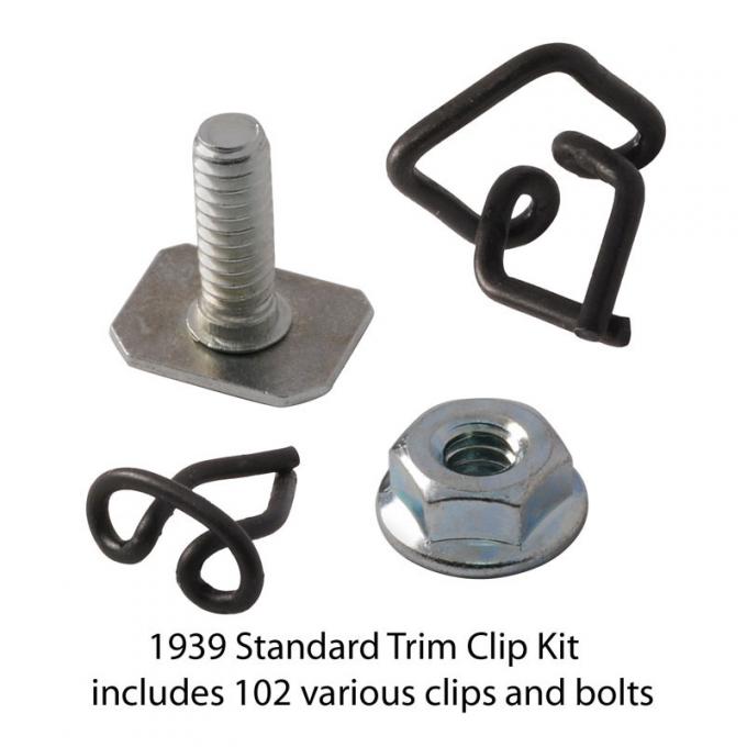 Dennis Carpenter Body Trim Clip Kit - Standard - 1939 Ford Car   91A-20000-A