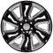 OE Replica Wheels CV39 - 22" Replica Wheel CV39 Fits GMC Sierra Rim 22x9 Black and Chrome Wheel CV39-22090-6550-28B-ic
