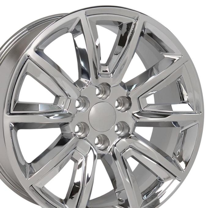 OE Replica Wheels CV73 - 20" Replica Wheel CV73 Fits Chevrolet Tahoe Rim 20x8.5 Chrome Wheel CV73-20085-6550-24C-ic