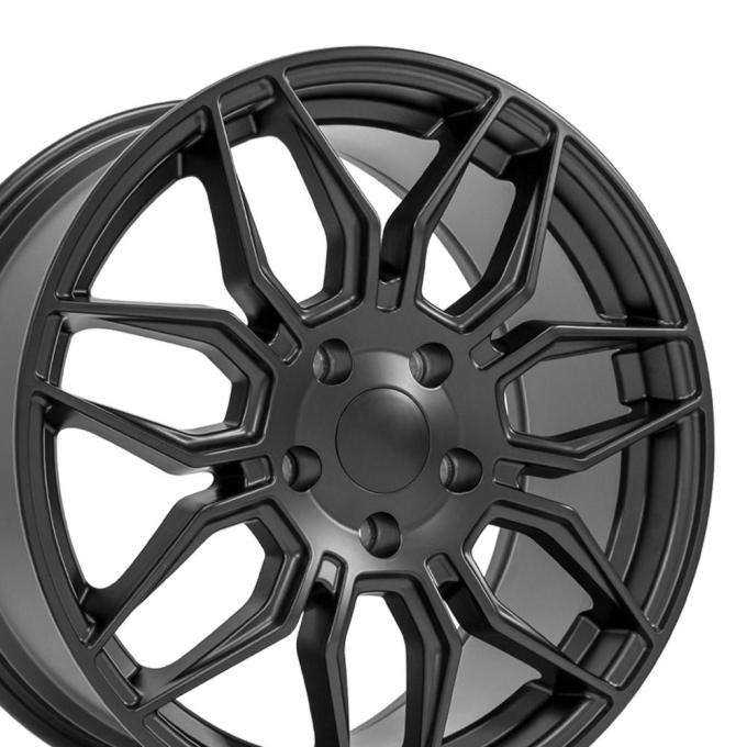 OE Replica Wheels CV03C - 18" Replica Wheel CV03C Fits Chevrolet C7 Corvette 18x8.5 Satin Black Wheel CV03C-18085-5475-52B1