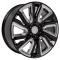 OE Replica Wheels CV39 - 22" Replica Wheel CV39 Fits GMC Sierra Rim 22x9 Black and Chrome Wheel CV39-22090-6550-28B-ic