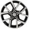 OE Replica Wheels VW29 - 18" Replica Wheel VW28 Fits Volkswagen GTI Rim 18x8 Black Mach'd Wheel ET42 VW29-18080-5112-42MB