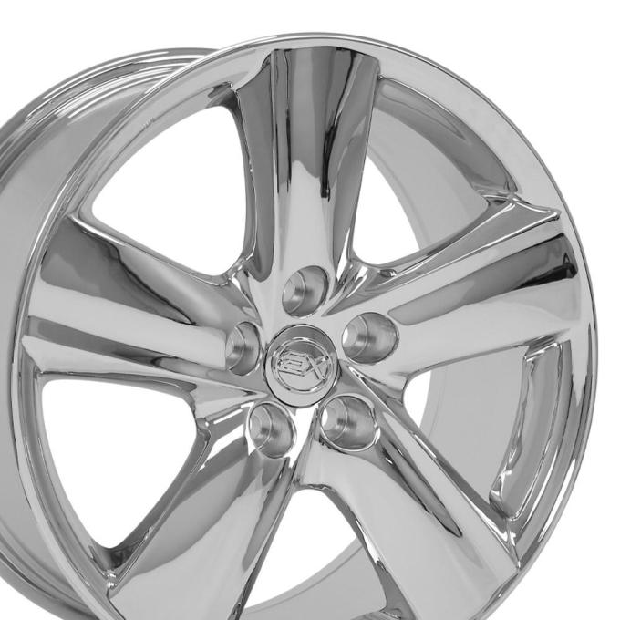 OE Replica Wheels LX19 - 18" Replica Wheel LX19 Fits Lexus IS Rim 18x8 Chrome Wheel LX19-18080-5450-35C