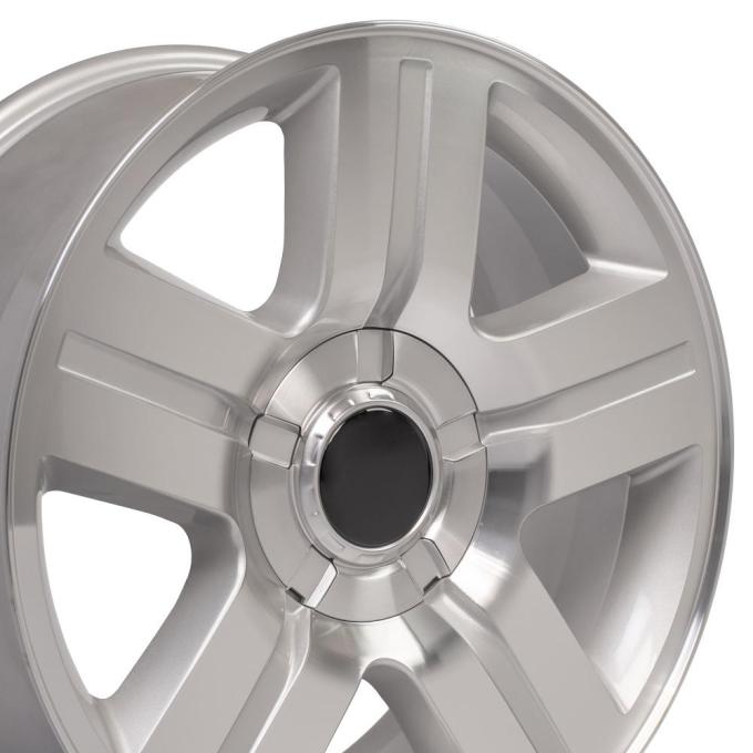 OE Replica Wheels CV84 - 20" Replica Wheel CV84 Fits Chevrolet Silverado Rim 20x8.5 Silver Wheel CV84-20085-6550-31MS