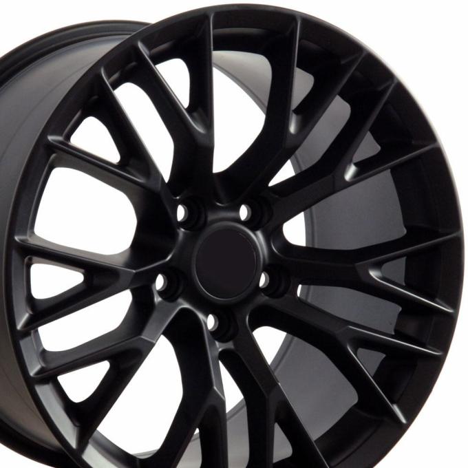 OE Replica Wheels CV22B - 19" Replica Wheel CV22 Fits Chevrolet Corvette - C7 Z06 Rim 19x10 Black Wheel CV22B-19100-5475-79B1
