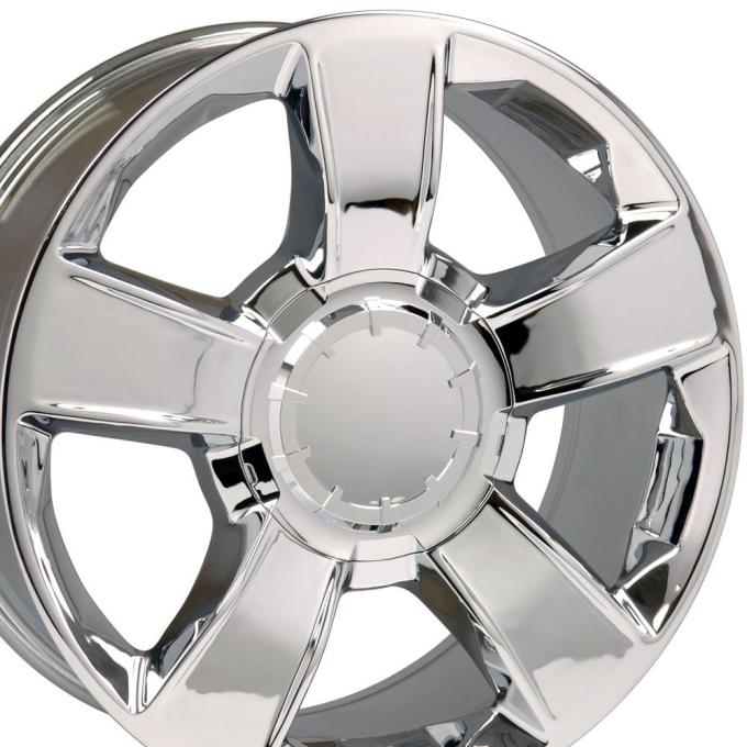 OE Replica Wheels CV79 - 20" Replica Wheel CV79 Fits Chevrolet Rim 20x8.5 Chrome Wheel CV79-20085-6550-30C