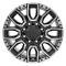 OE Replica Wheels CV97B - 20" Replica CV97B fits GMC Sierra 2500/3500 20x8.5 Black with Milled Edge CV97B-20085-8180-47BM