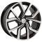 OE Replica Wheels VW29 - 18" Replica Wheel VW28 Fits Volkswagen GTI Rim 18x8 Black Mach'd Wheel ET42 VW29-18080-5112-42MB