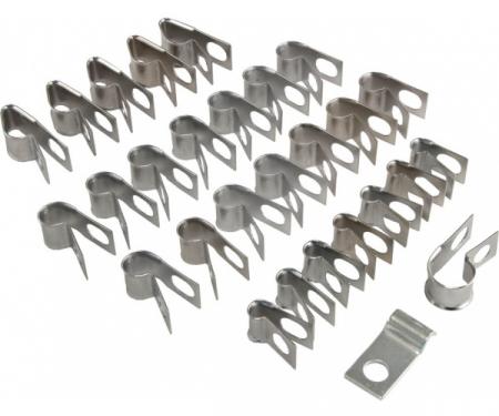 Corvette Brake & Fuel Line Clip Set, 1970-1972