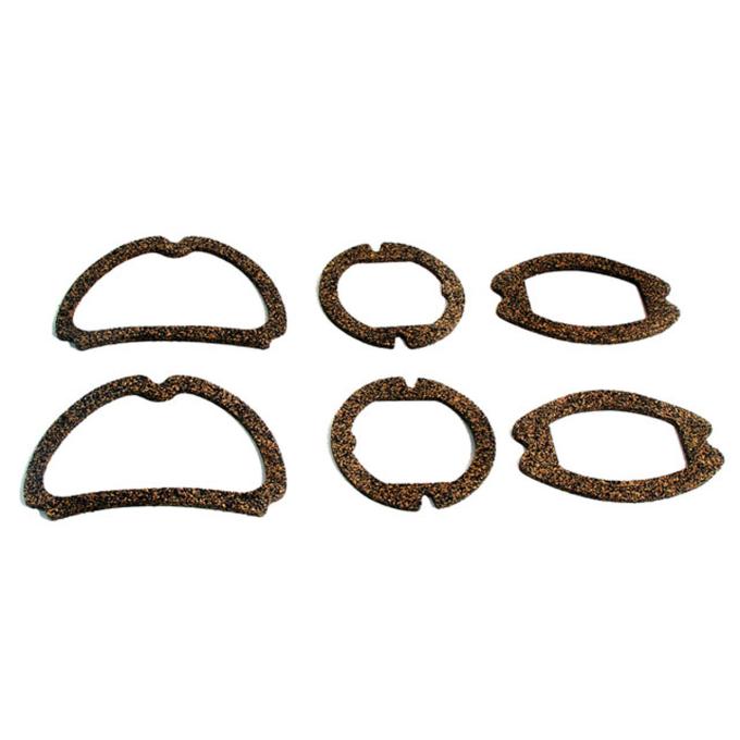 Metro Moulded Parts 6-Piece Lens Gasket Kit. LGK 2004-102