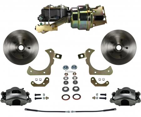 Leed Brakes Power Front Kit with Plain Rotors and Zinc Plated Calipers FC1011-K1A3
