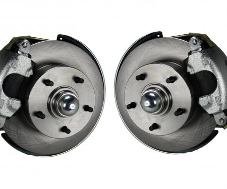 Leed Brakes Spindle Kit with Plain Rotors and Zinc Plated Calipers FC1002SM