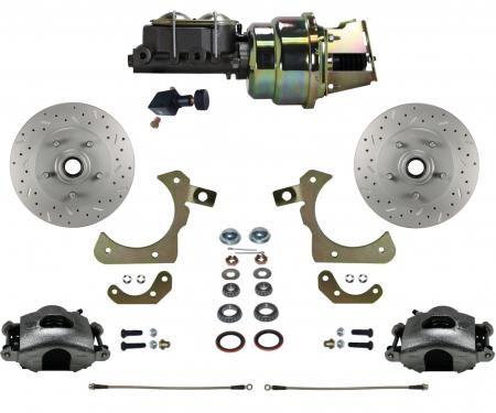 Leed Brakes Power Front Kit with Drilled Rotors and Zinc Plated Calipers FC1011-K105X